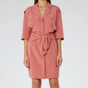 Reiss Pink Shirt Dress